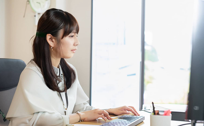 デザインの仕事姿